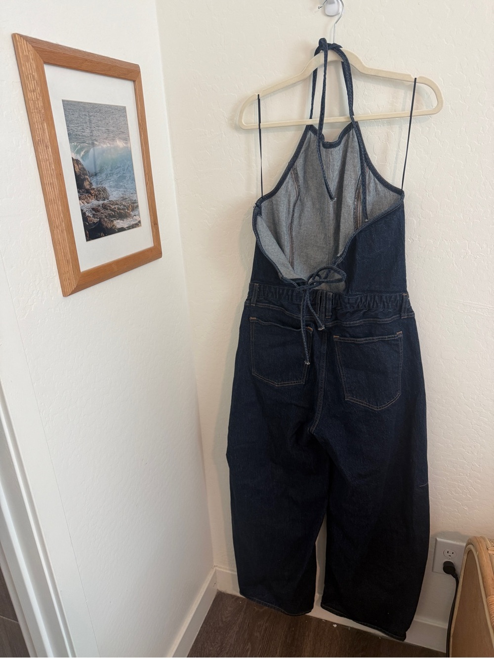 Abercrombie & Fitch Barrel Halter Overall Jumpsuit - Picture 5 of 6